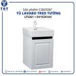 Lavabo Tủ Treo Tường CAESAR LF5261+EH15261AV