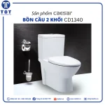 Bàn Cầu Hai Khối CAESAR CD1340