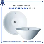 Chậu Lavabo Đặt Bàn CAESAR L5222