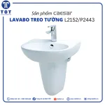 Chậu Lavabo Treo Tường CAESAR L2152+P2443