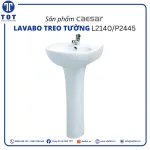 Chậu Lavabo Treo Tường CAESAR L2140+P2445