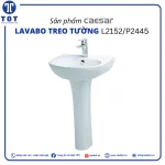 Chậu Lavabo Treo Tường CAESAR L2152+P2445