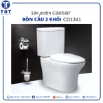 Bàn Cầu Hai Khối CAESAR CD1341