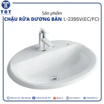 Chậu Rửa Dương Bàn INAX L-2395V(EC/FC)