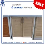 Tủ Lavabo Vân Gỗ LVB4-VGV8