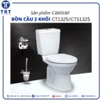 Bàn Cầu Hai Khối CAESAR CT1325/ CTS1325