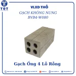 Gạch Không Nung 4 Lỗ