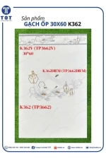 Gạch Ốp Tường 30x60 LONG HẦU K362