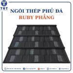 Ngói Thép Phủ Đá Ruby Phẳng