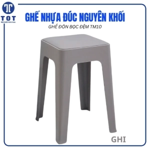 ghe-don-boc-dem-tm10-mau-ghi