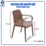 Ghế Nhựa Đúc Moon Có Tay TM22