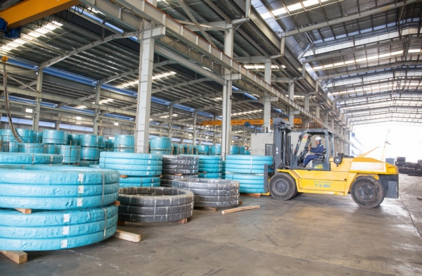 Sản lượng thép dự ứng lực Hòa Phát tăng trưởng hơn 100%