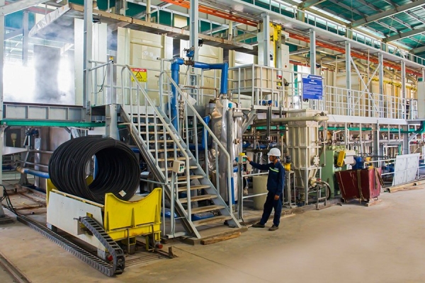 Hoa Phat’s drawn steel wire and prestressed steel output posted 53% increase