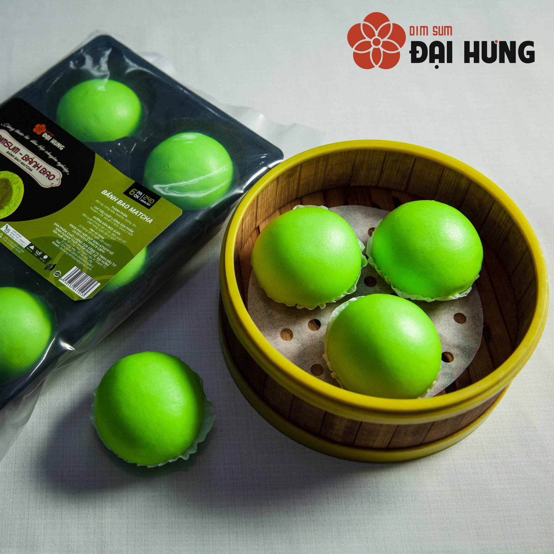 Sử dụng bánh bao sau khi hấp chín