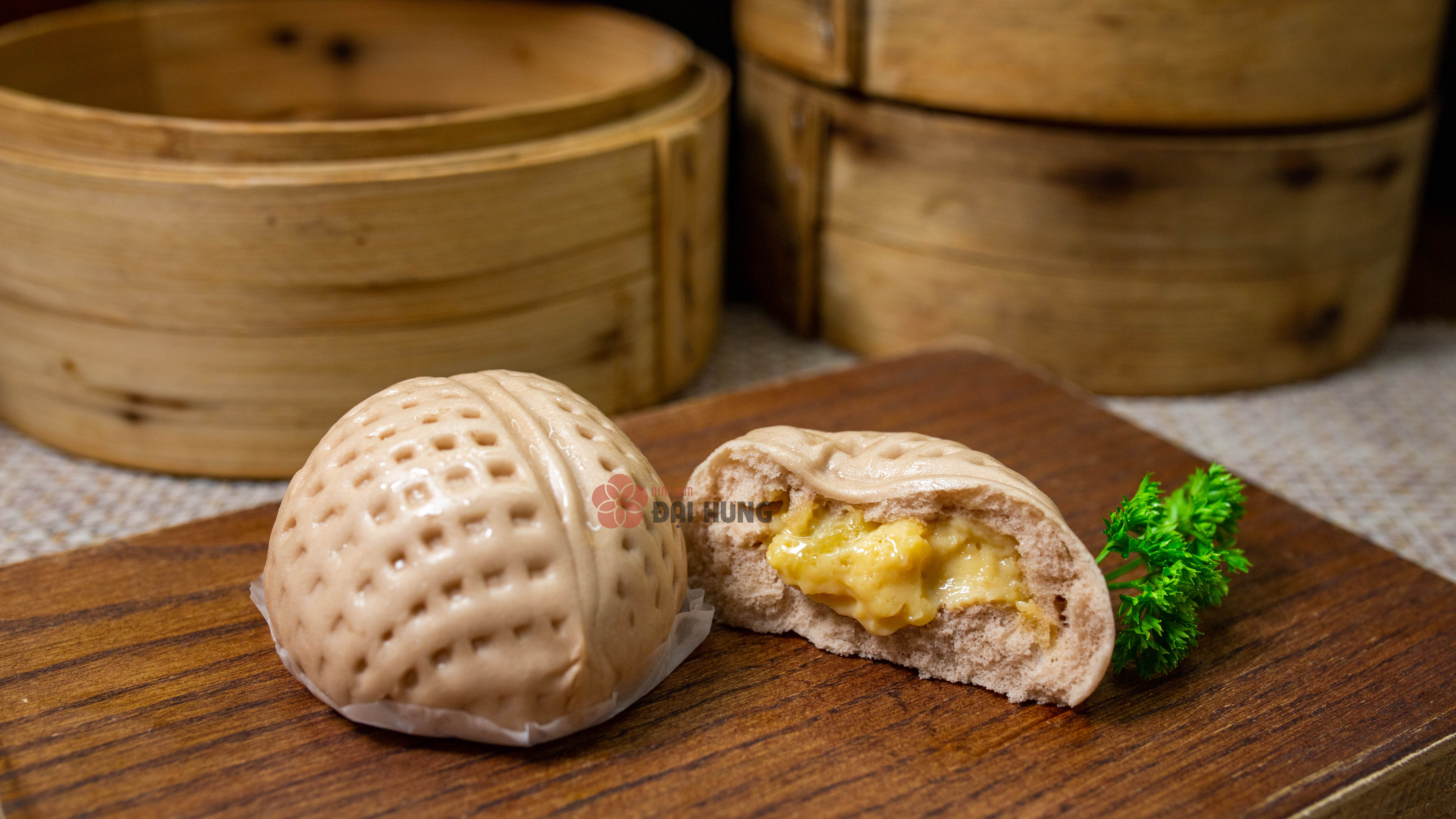 Bánh bao óc chó Đại Hưng được sản xuất trên dây chuyền hiện đại