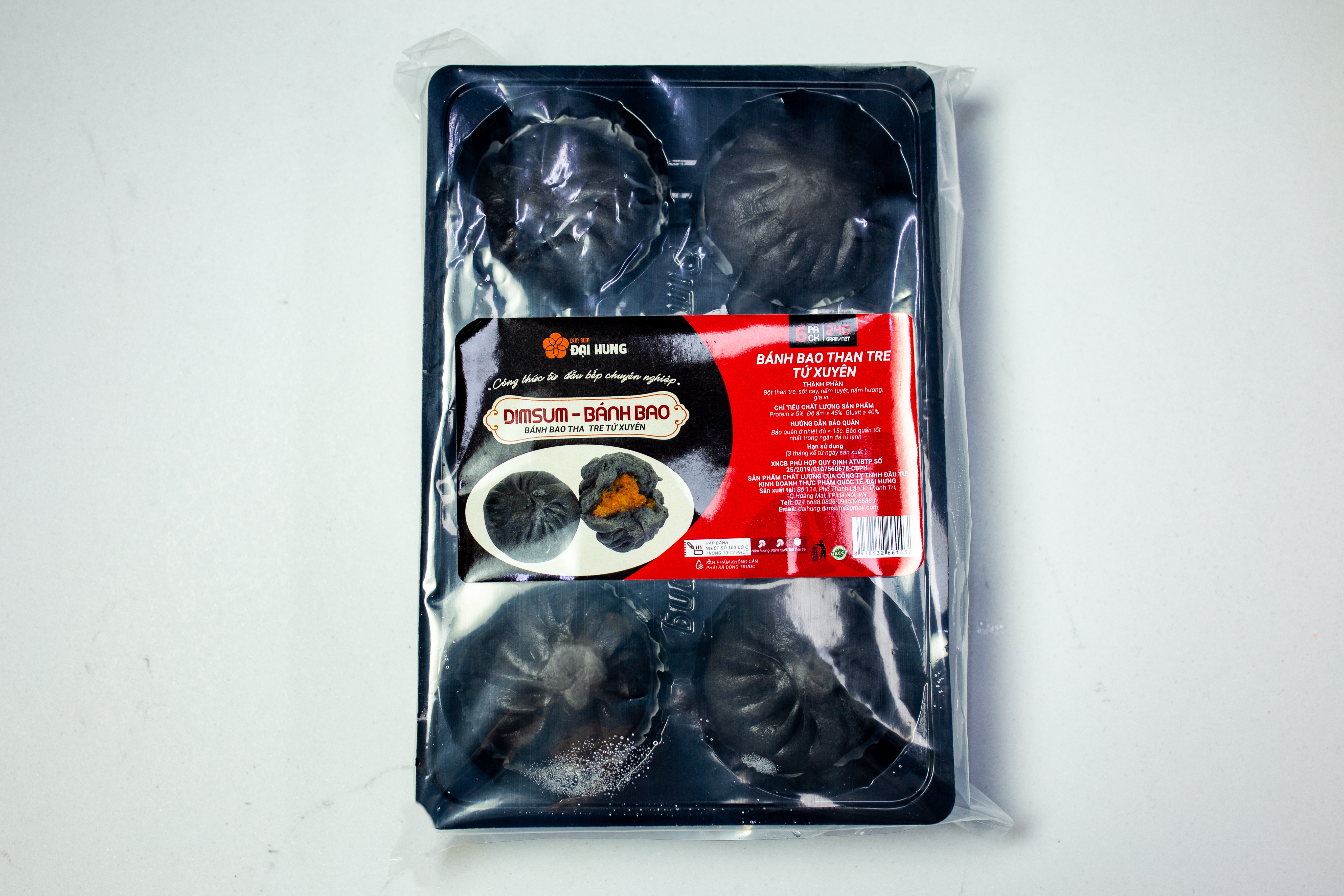 Nên bảo quản bánh bao than tre Tứ Xuyên ở nhiệt độ ngăn đông