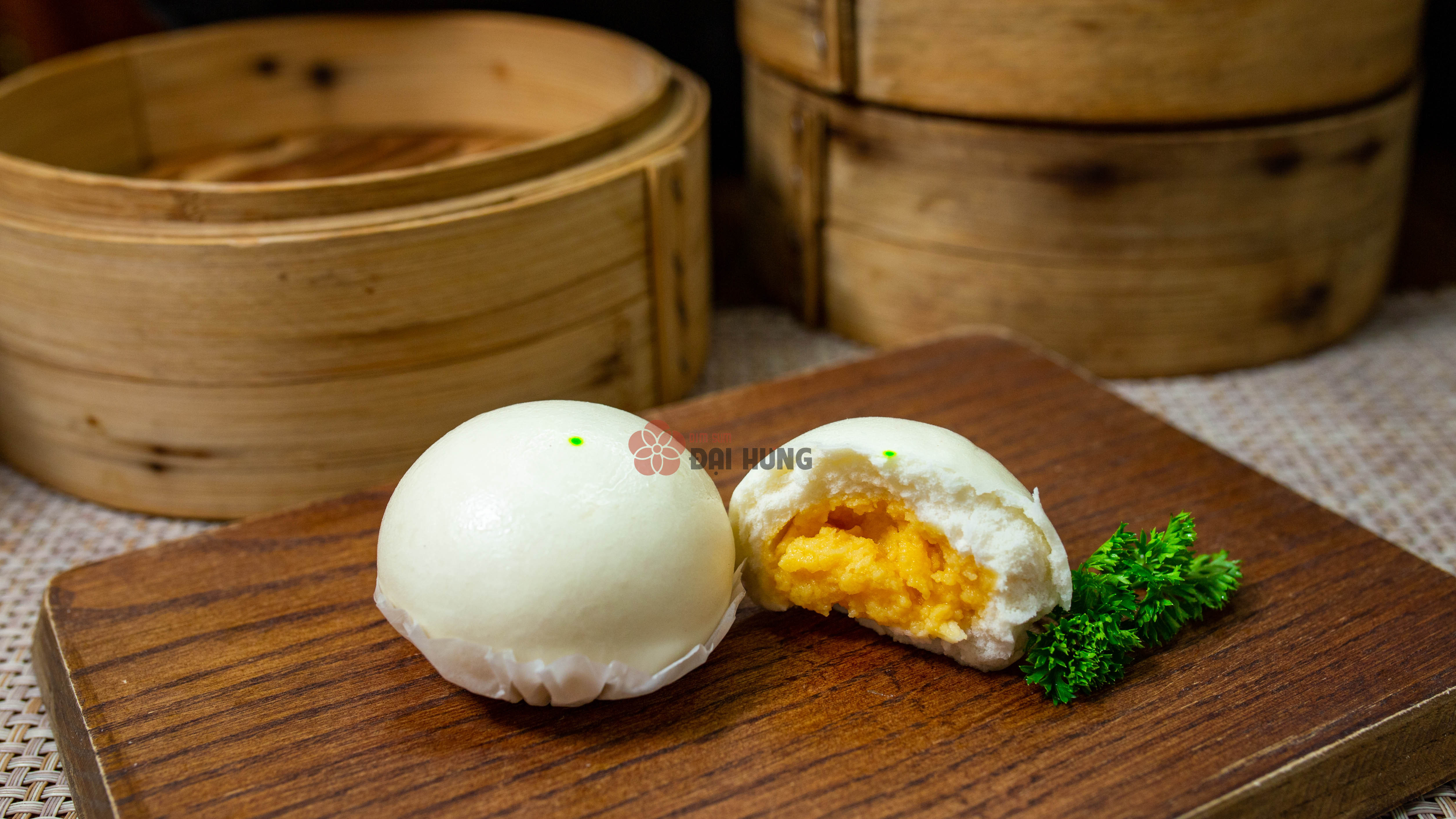 Bánh bao trứng sữa mang nét riêng biệt nhiều người thích