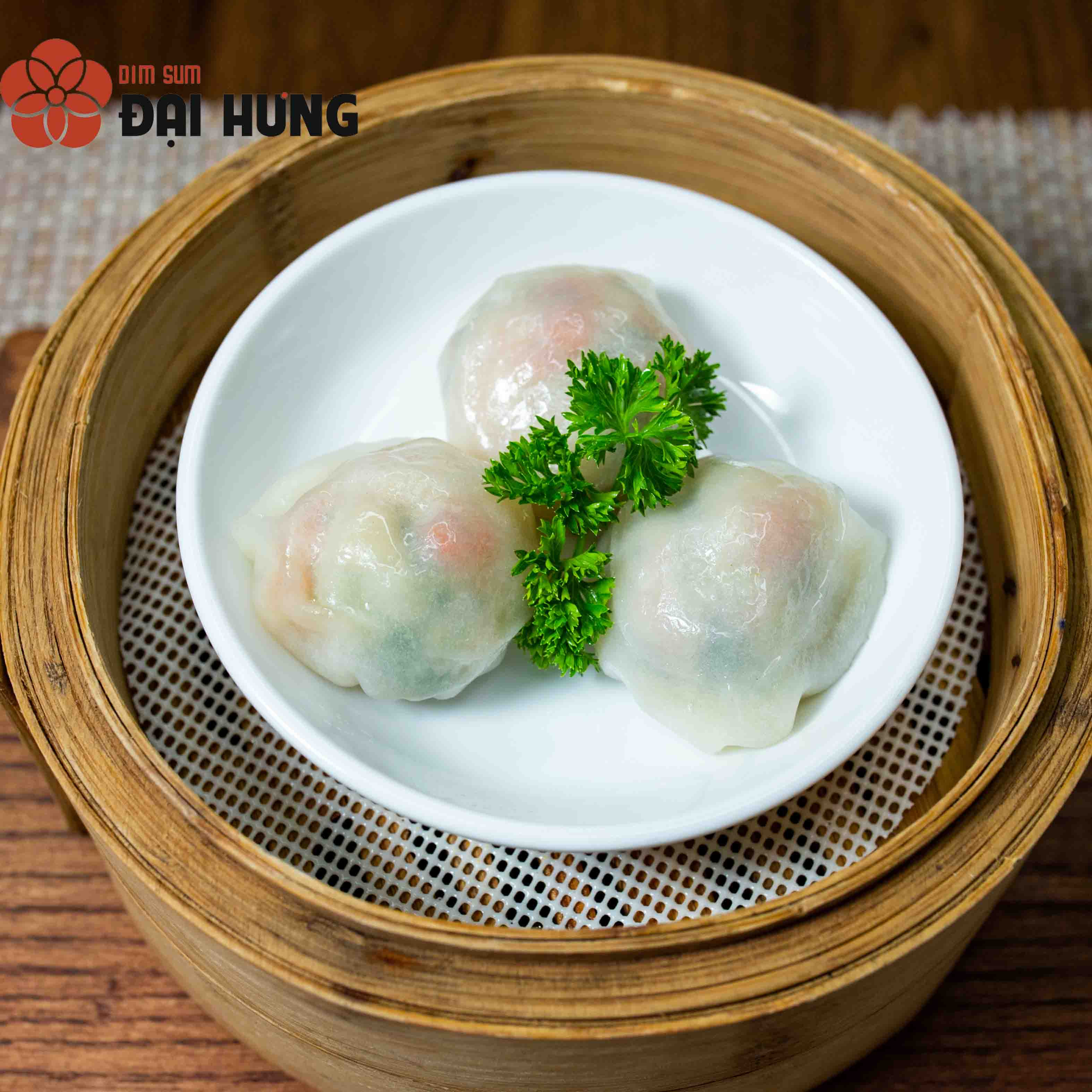 Sản phẩm há cảo bào ngư sốt dầu hào được chế biến từ nguyên liệu tươi ngon