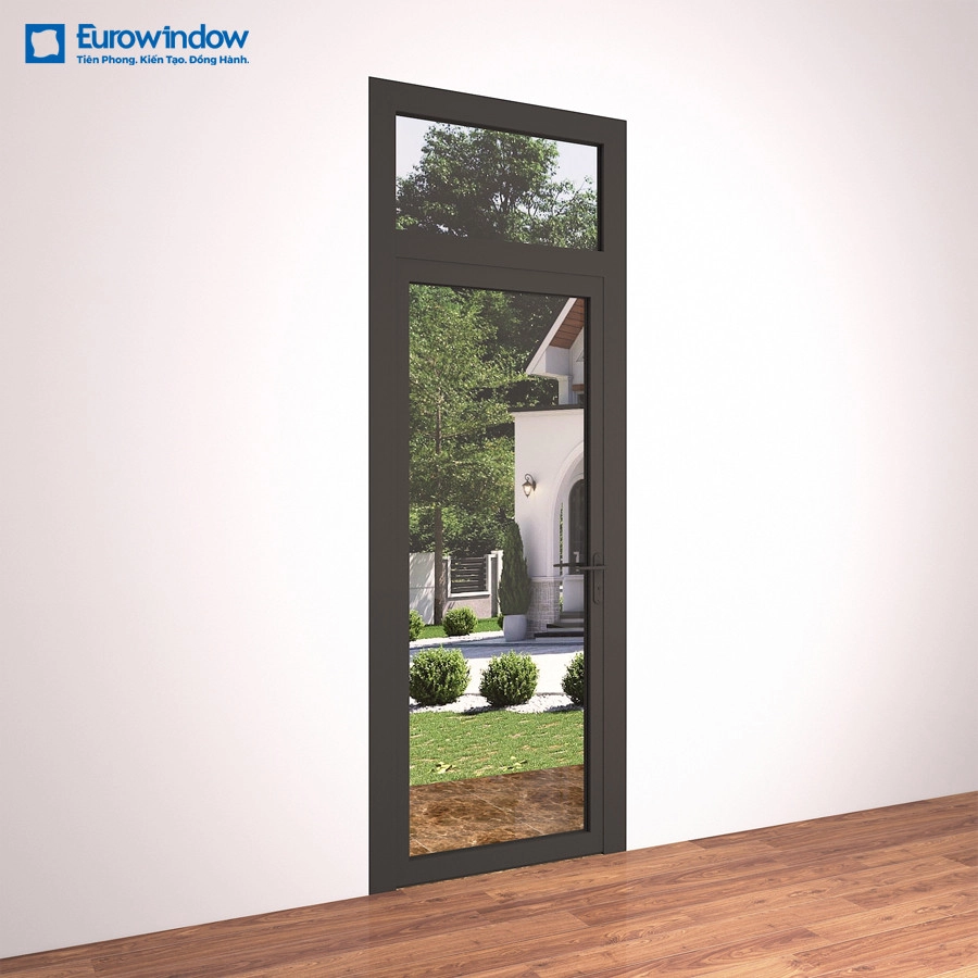CỬA ĐI NHÔM 1 CÁNH MỞ QUAY NGOÀI Eurowindow