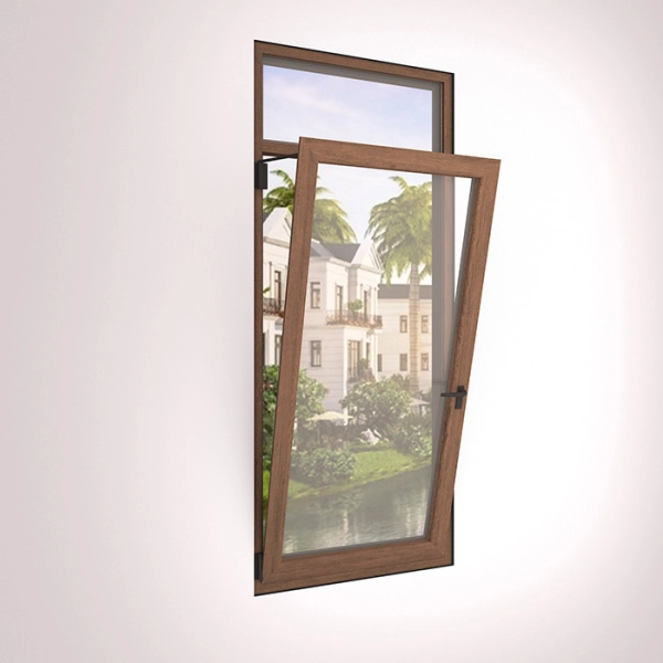 Cửa sổ nhôm 1 cánh mở lật