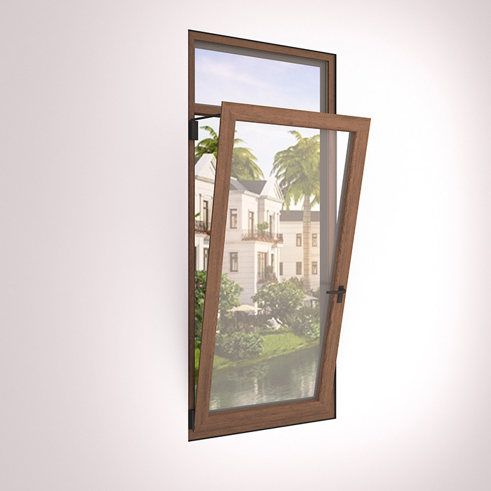 Cửa sổ nhôm 1 cánh mở lật