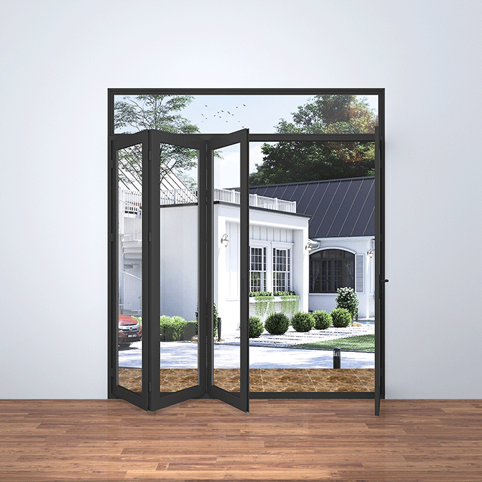 Cửa nhôm Eurowindow 4 cánh mở xếp trượt