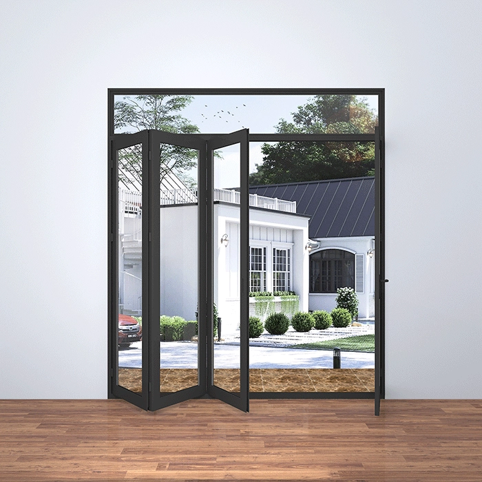 Cửa nhôm Eurowindow 4 cánh mở xếp trượt