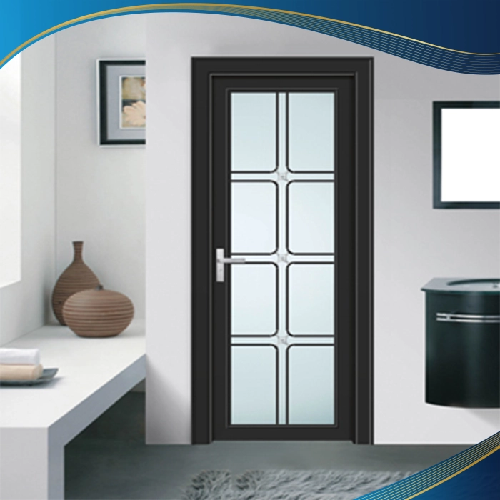 Cửa đi nhựa lõi thép nhà vệ sinh 1 cánh mở quay trong