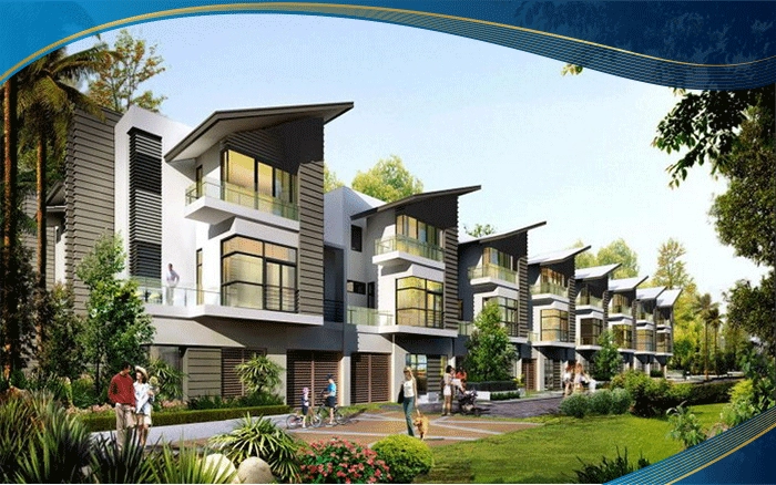Các biệt thự liền kề thường sử dụng cửa nhôm màu đen