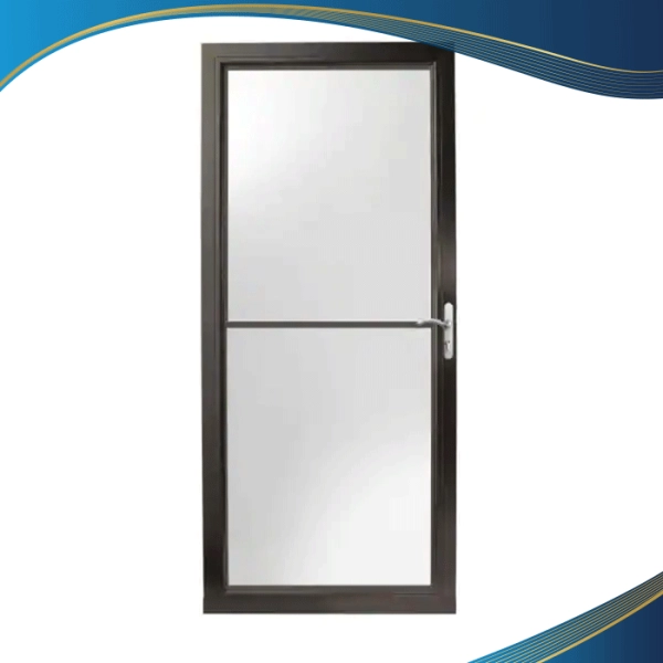Cửa nhôm màu cà phê mở quay được sử dụng cho các căn phòng có diện tích nhỏ