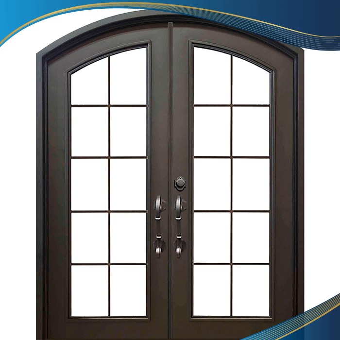 Cửa nhôm uốn vòng tạo cảm giác cổ điển, trang trọng cho căn nhà