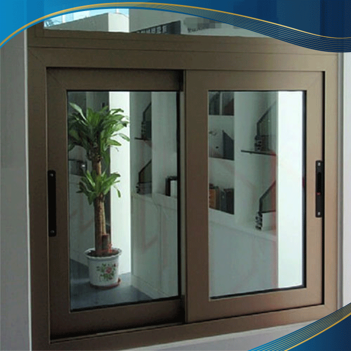 Cửa sổ 2 cánh mở trượt thiết kế đơn giản mà hiện đại