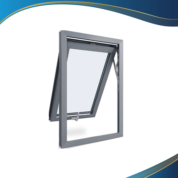 Cửa sổ ghi mở hất khi mở chỉ tạo nên một góc 45 độ