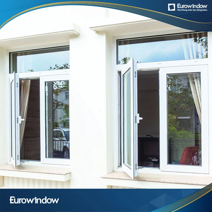 Cửa sổ mở quay ra quay ngoài 2 cánh chất lượng cao Eurowindow