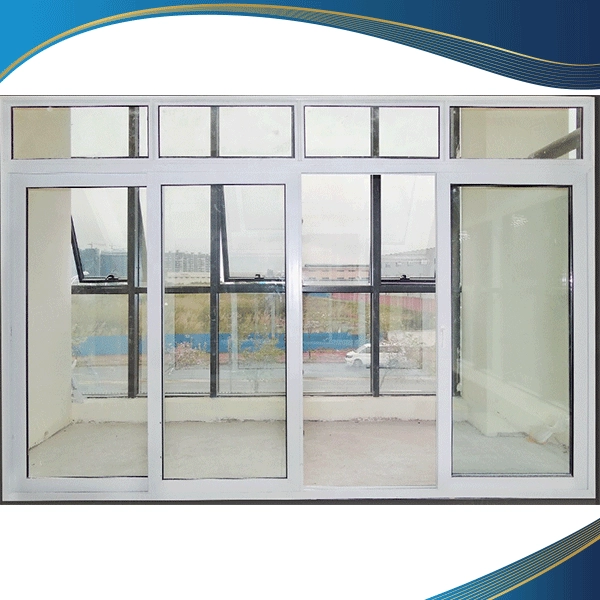 Cửa sổ nhựa lõi thép màu trắng 2 cánh mở trượt được ưu tiên sử dụng cho tất cả các không gian