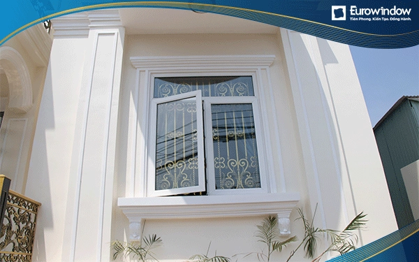 Cửa sổ nhựa uPVC Eurowindow cho công trình biệt thự