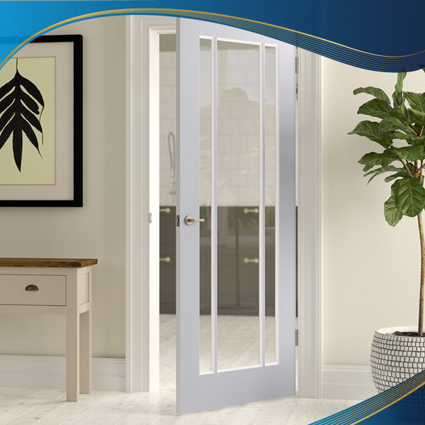Cửa đi nhôm 1 cánh mở quay màu trắng được ứng dụng hầu hết tại cửa ra vào phòng đọc sách
