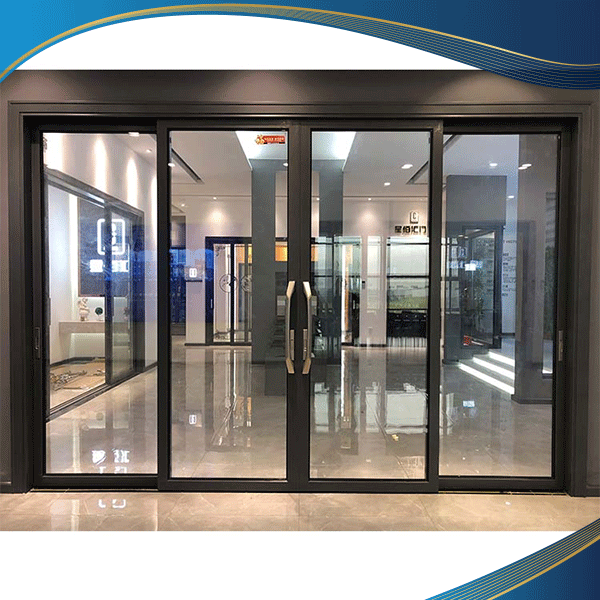 Cửa nhôm 2 cánh mở trượt được sử dụng nhiều ở các công trình nhà ở, kinh doanh
