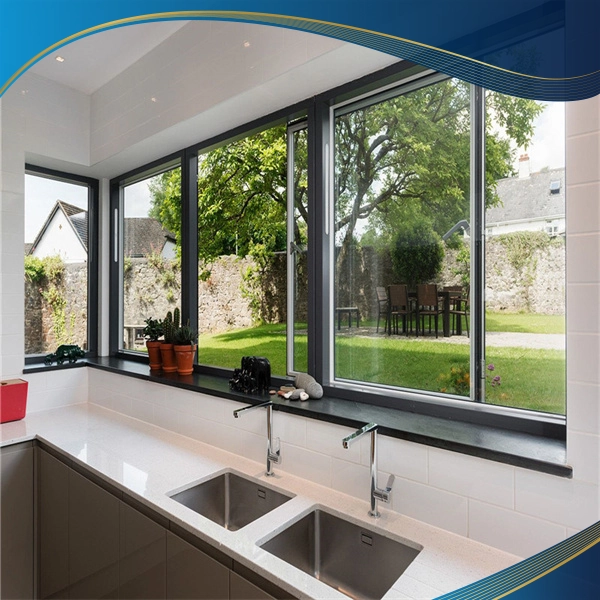 Sang trọng - thoáng đãng với kiểu cửa sổ nhựa Eurowindow dùng cho phòng bếp tại biệt thự nhà vườn