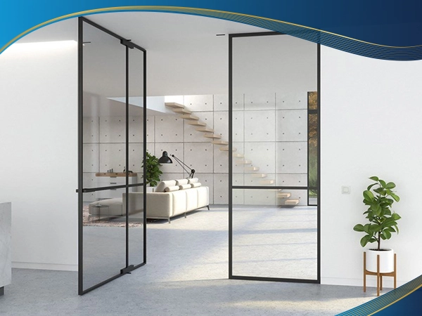 Cửa nhựa lõi thép 2 cánh mở quay