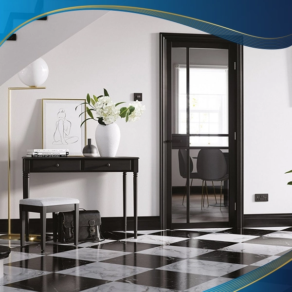 Thanh nhựa được cấu tạo từ uPVC và hộp kính cường lực trong suốt