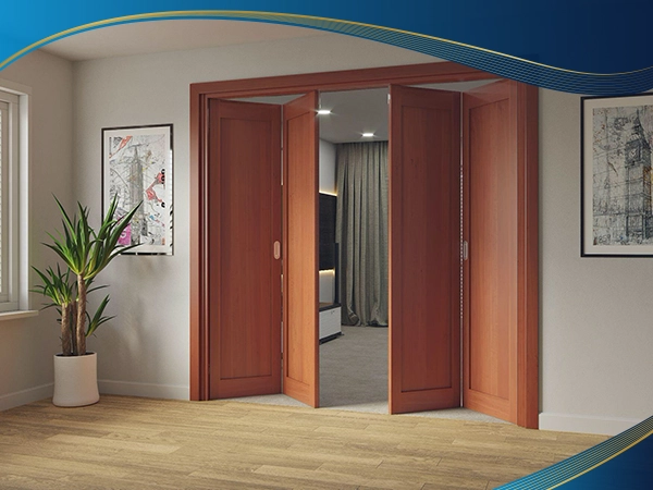 Thông thường các biệt thự thường lắp đặt cửa nhựa lõi thép 4 cánh màu vân gỗ