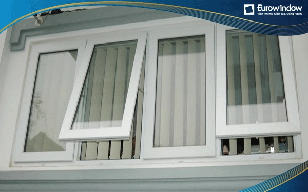 Cửa sổ nhựa lõi thép nhiều cánh mở hất