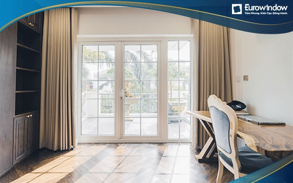 Eurowindow thiết kế thi công nội thất phòng đọc sách cho biệt thự tân cổ điển tại Hải Dương
