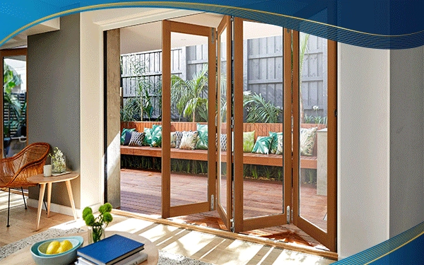 Cửa nhựa lõi thép giả gỗ có màu sắc đẹp, độ bền cao đem lại cảm giác gần gũi với thiên nhiên phù hợp không gian quán trà, quán cà phê.