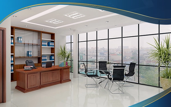 Cửa nhựa lõi thép màu đen cho căn biệt thự theo phong cách hiện đại