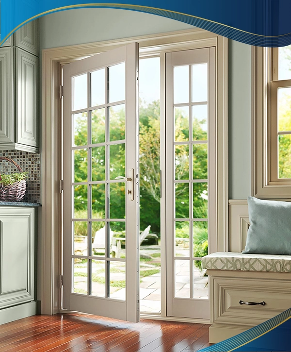 Cửa nhựa 2 cánh mở quay được làm cửa nhựa lõi thép
