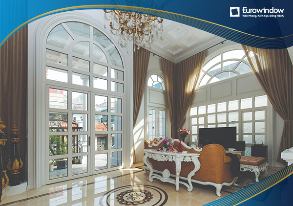 Cửa nhựa lõi thép Eurowindow đem đến sự sang trọng, hiện đại cho mọi công trình