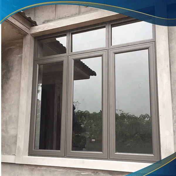Cửa sổ nhựa lõi thép 3 cánh mở quay 