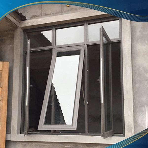 Cửa nhựa lõi thép 1 cánh mở hất và 2 cánh mở quay